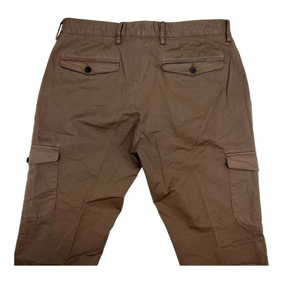 New Dylan Gray Men Pants US 30, 31, 34 Brown Regular Fit Cargo Slash Pockets - Picture 8 of 13